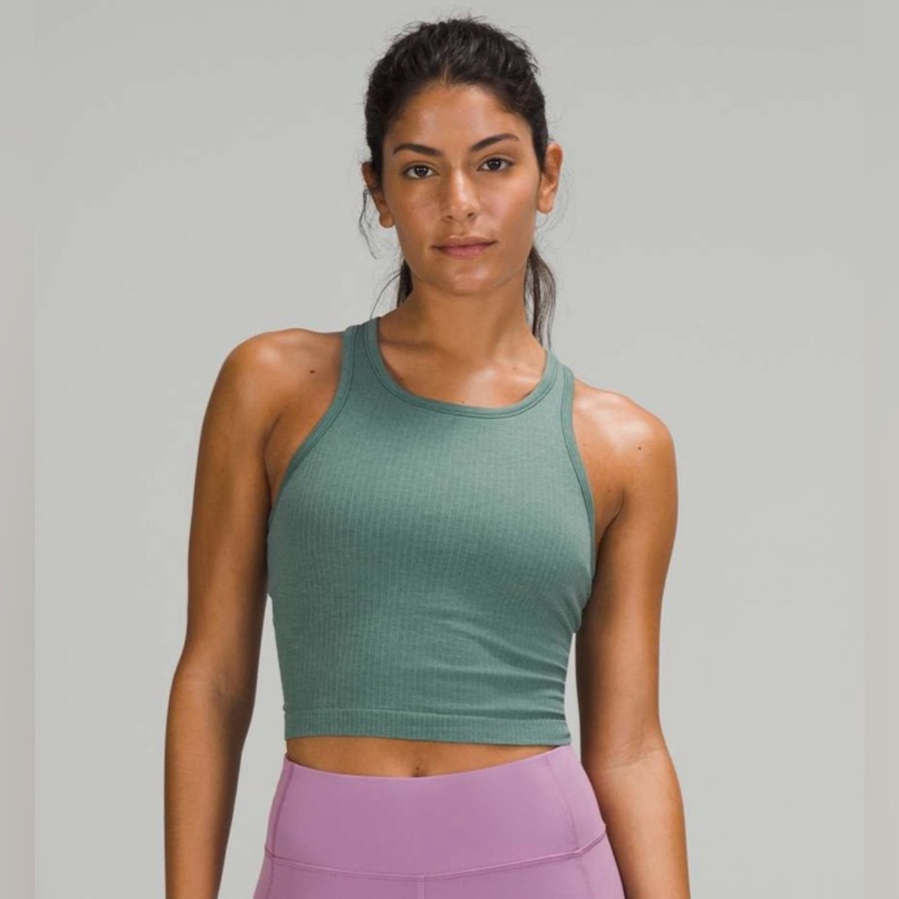 Lululemon Ebb To Street Racerback Crop Tank Top • 6